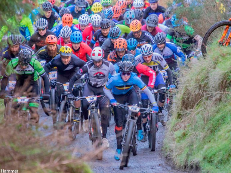 Biking Blitz 2025 MTB cycling event at Derroura, Galway, Ireland.
