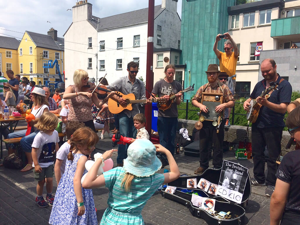 Westend Summer Street Festival event in Galway, Ireland.